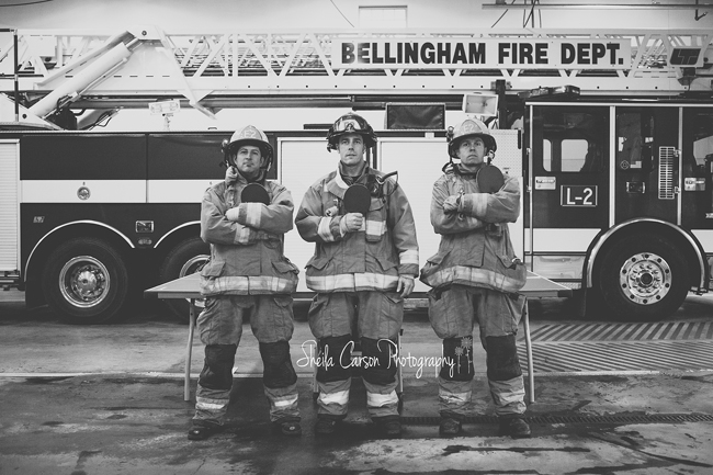 bellingham fire department | fire fighter portraits | black and white fire fighter pictures | fairhaven fire fighter | station 2